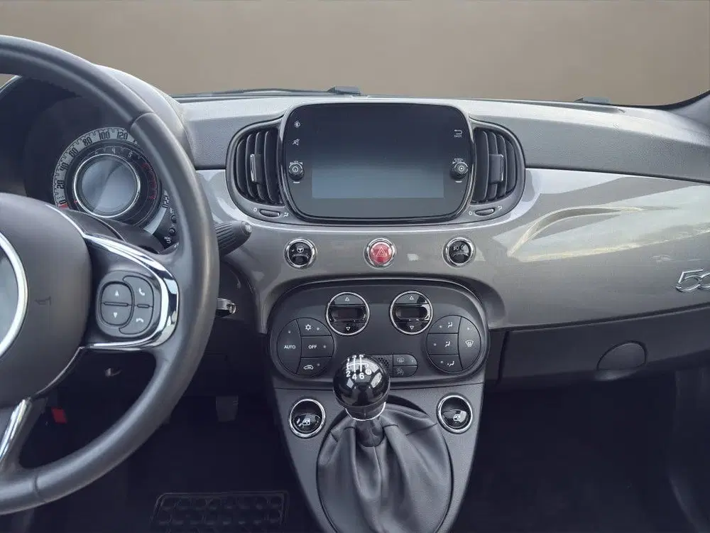 Fiat 500 1.0 Hybrid Dolcevita 2021 GRIJS Panoramada uit 2021, foto 14