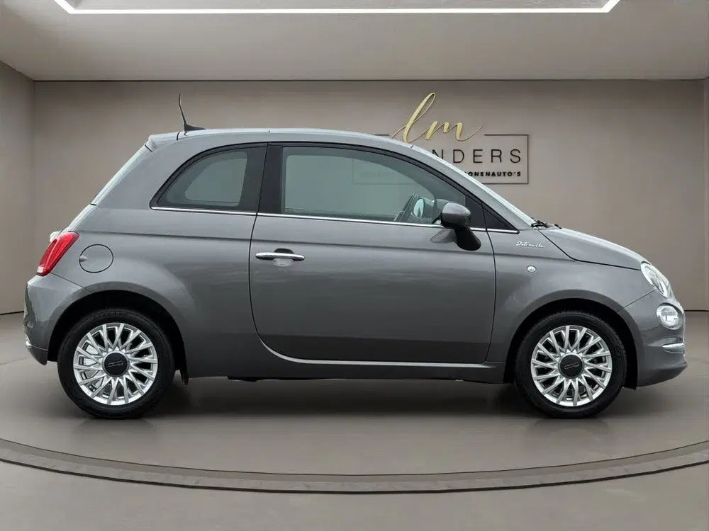 Fiat 500 1.0 Hybrid Dolcevita 2021 GRIJS Panoramada uit 2021, foto 2
