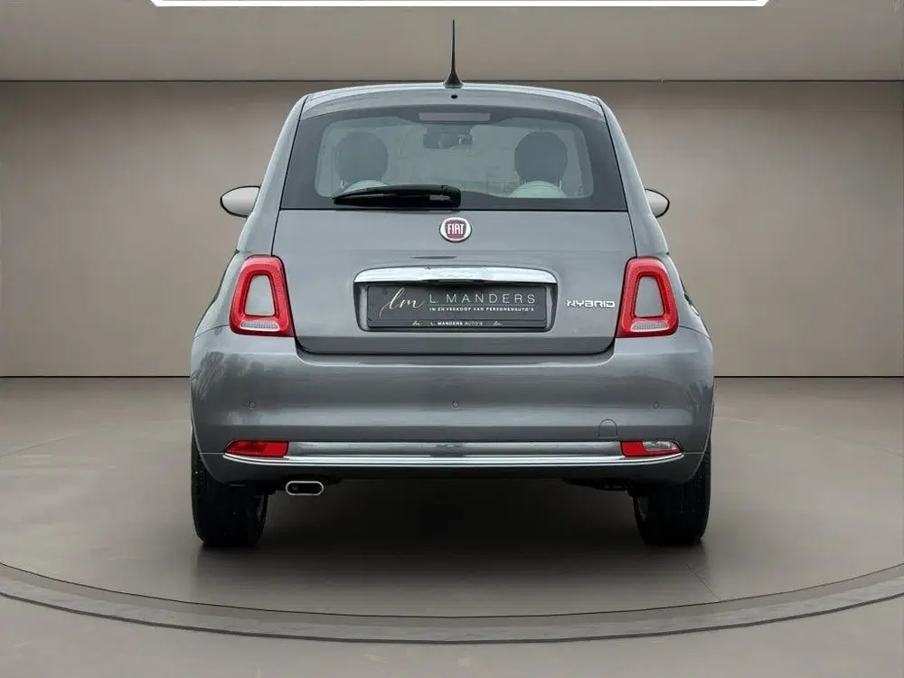 Fiat 500 1.0 Hybrid Dolcevita 2021 GRIJS Panoramada uit 2021, foto 8