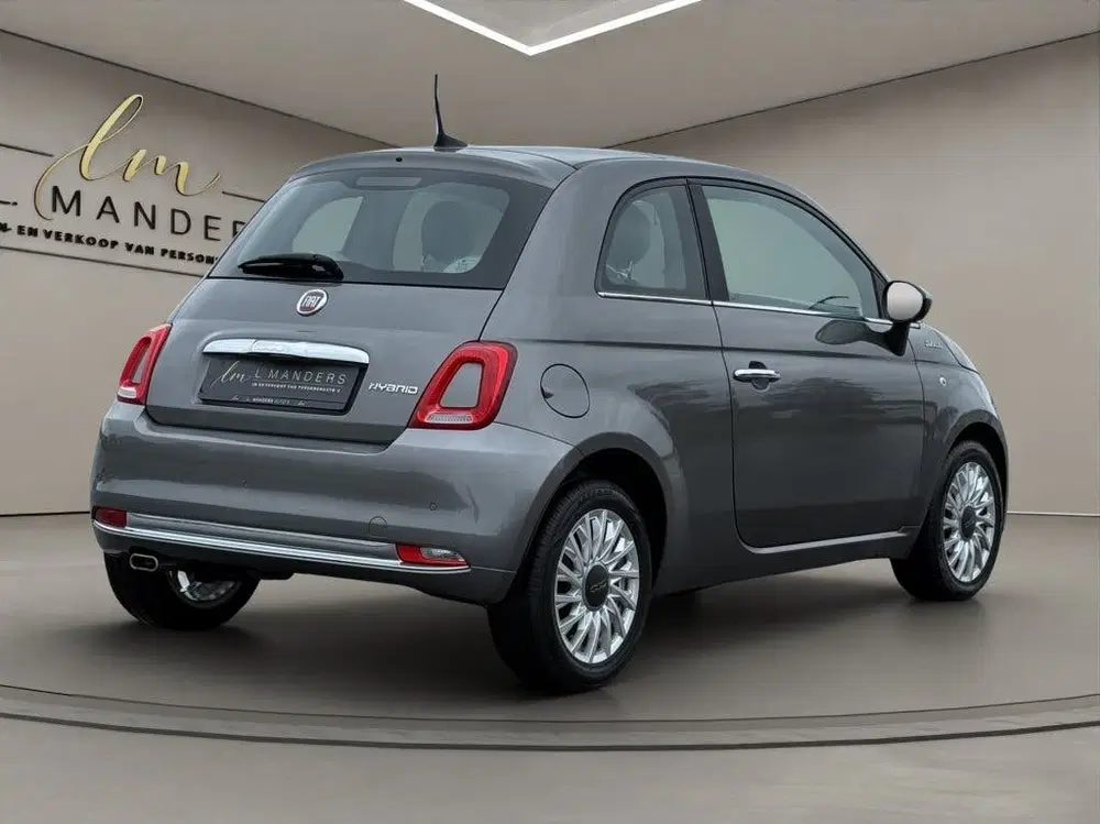 Fiat 500 1.0 Hybrid Dolcevita 2021 GRIJS Panoramada uit 2021, foto 9