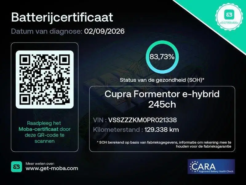 Cupra Formentor 1.4 e-Hybrid VZ Performance uit 2022, foto 9
