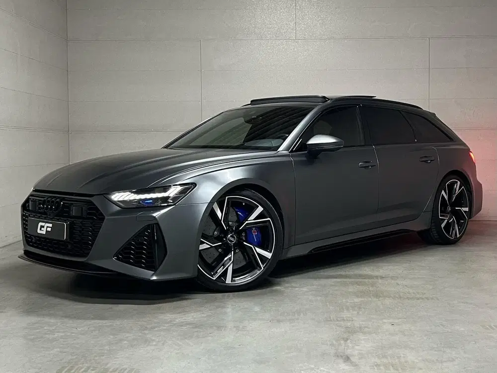 Audi RS6 Avant 4.0 TFSI Quattro Matgrijs Dynamic+ B uit 2020, foto 10