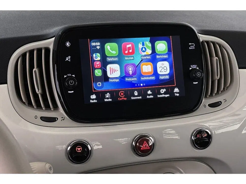 Fiat 500 1.2 Lounge Automaat Apple CarPlay Cruise C uit 2021, foto 15