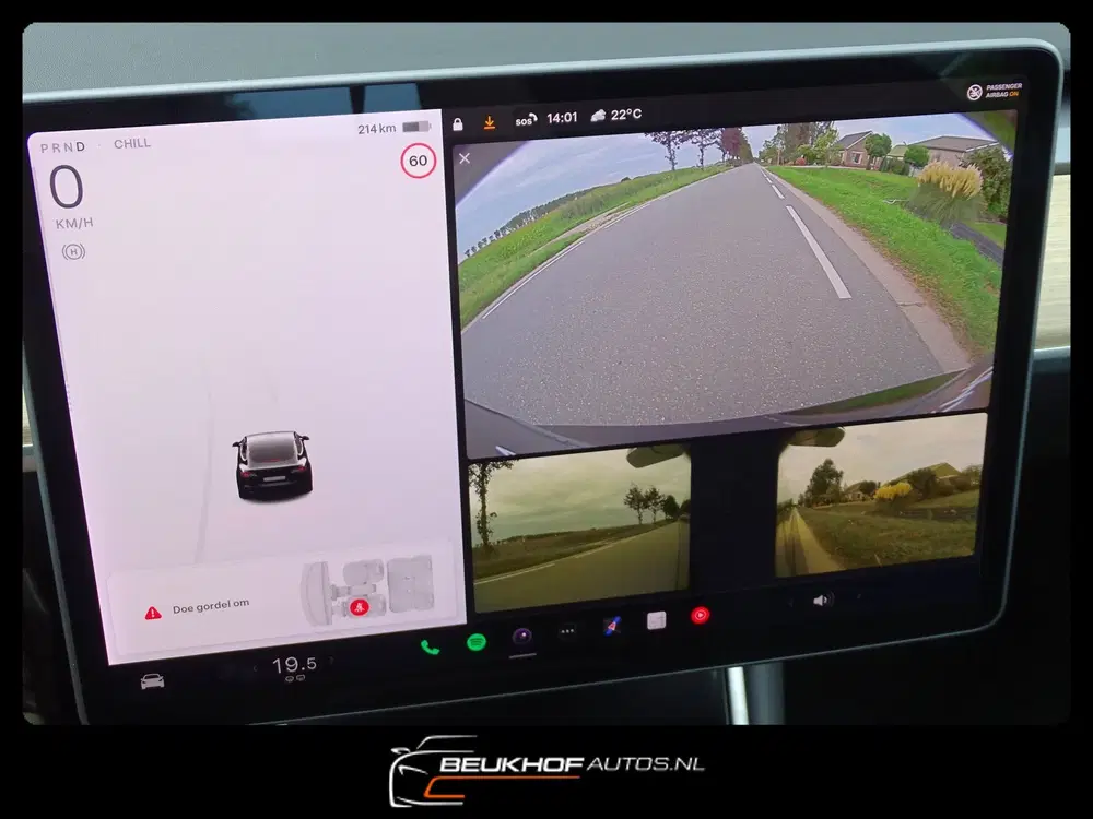 Tesla Model 3 Long Range AWD 75 kWh Leer uit 2019, foto 12