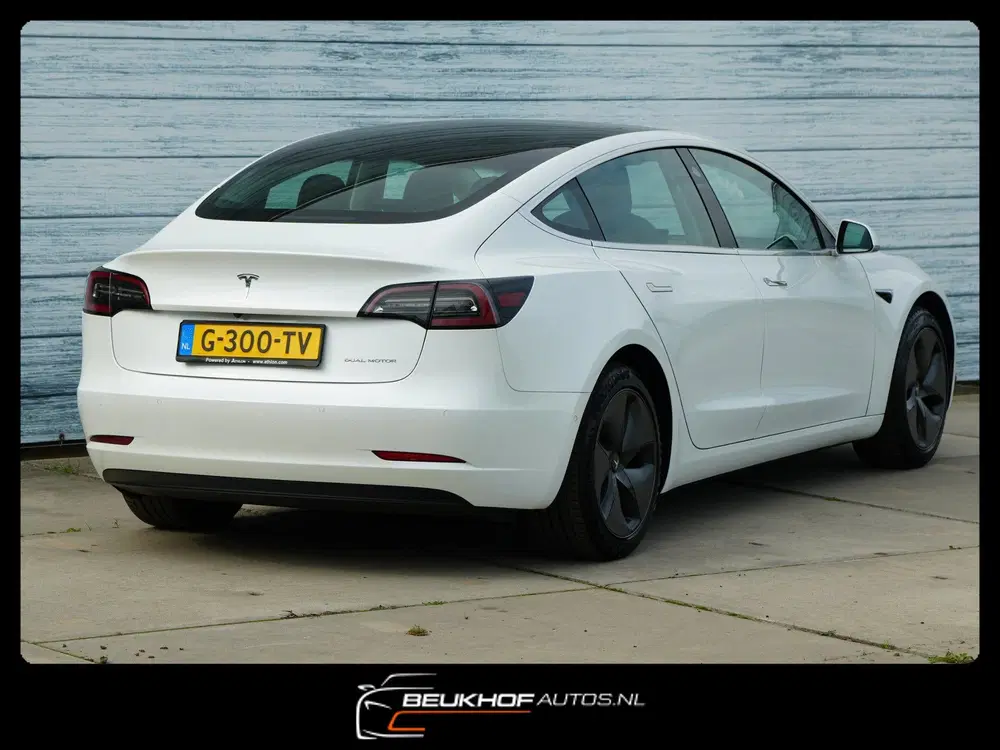 Tesla Model 3 Long Range AWD 75 kWh Leer uit 2019, foto 6
