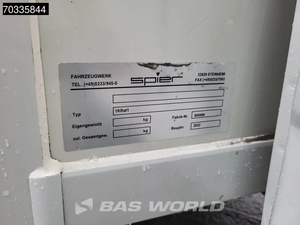 Iveco Daily 3.0L Automaat 1000KG Laadklep Luchtvering uit 2022, foto 15