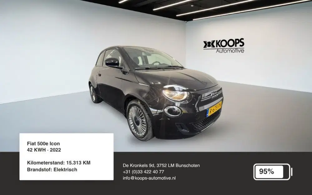 Fiat 500e SOH 95% uit 2022