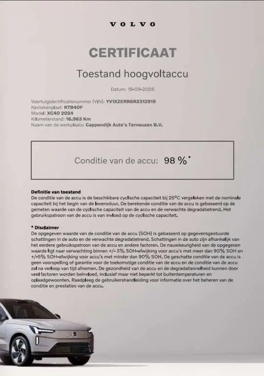 Volvo EX40 Twin Motor 409PK Plus 82Kwh uit 2025, foto 9