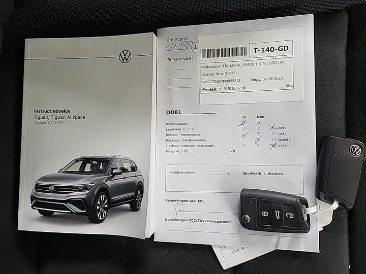 Volkswagen Tiguan Allspace 1.5 TSI Life Business 7p. 1e-Eig. uit 2023, foto 5