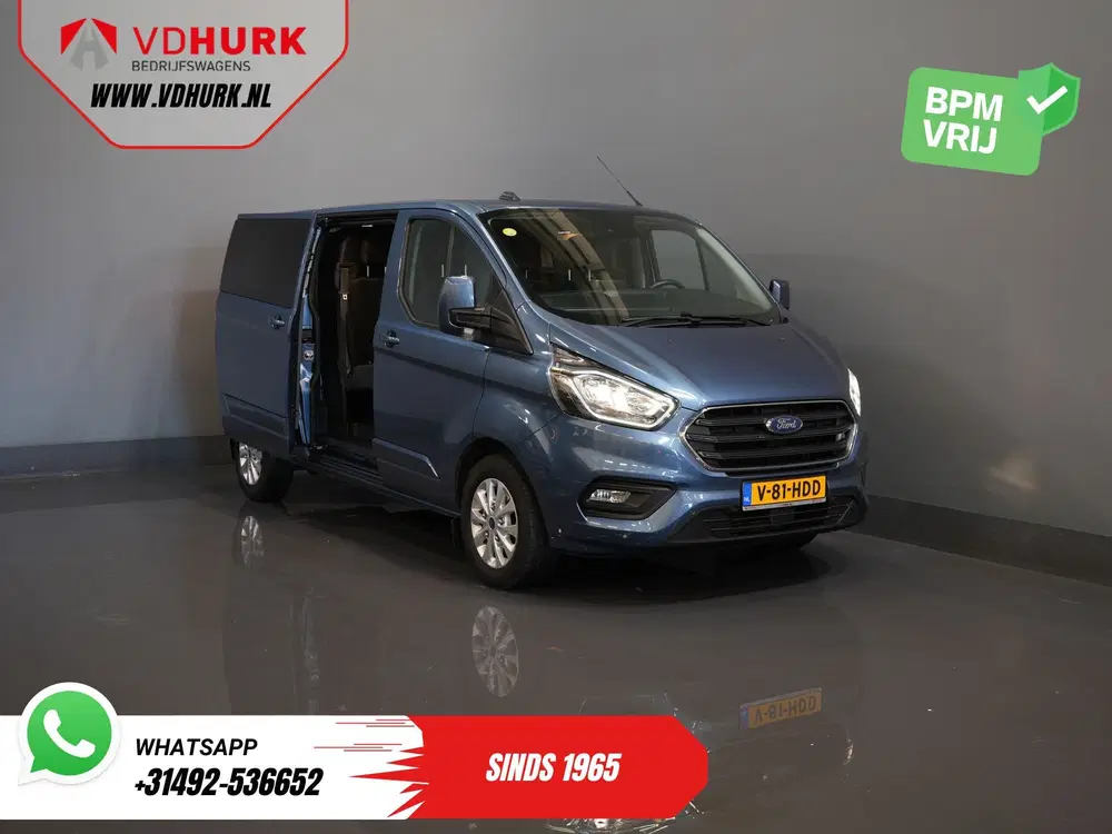 Ford Transit Custom 2.0 TDCI 170 pk Aut. L2 DC Dubbel Cabine uit 2023, foto 9