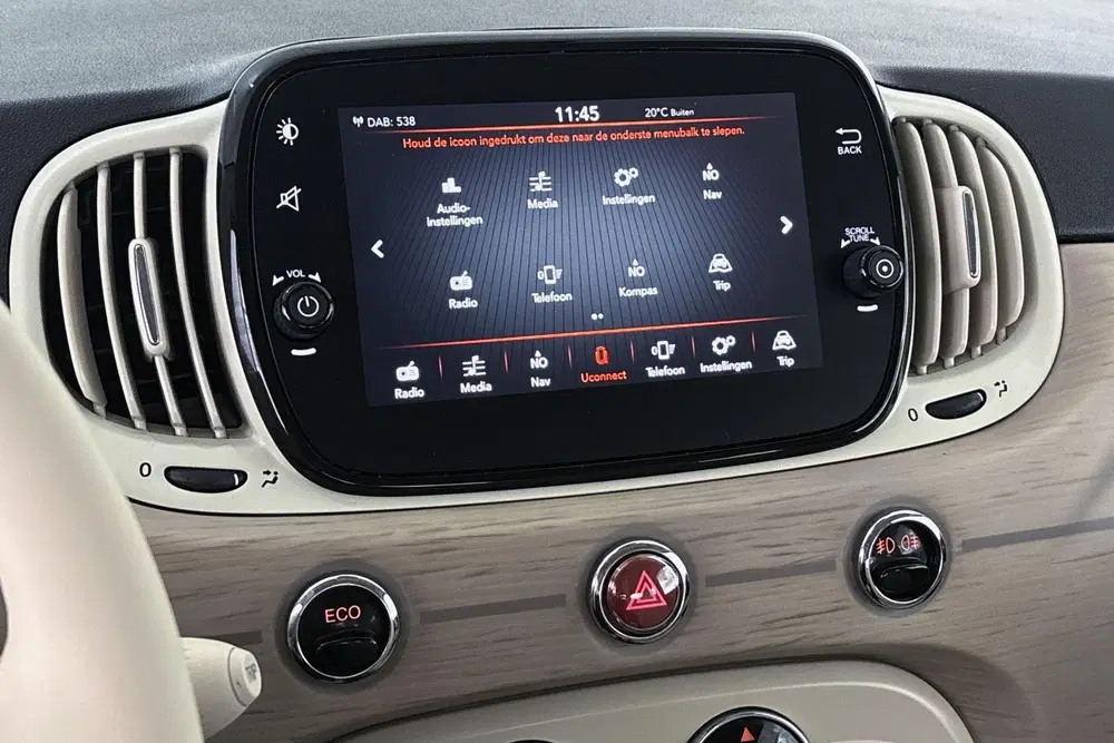 Fiat 500C 0.9 TwinAir Turbo Dolcevita NL Auto Naviga uit 2020, foto 13