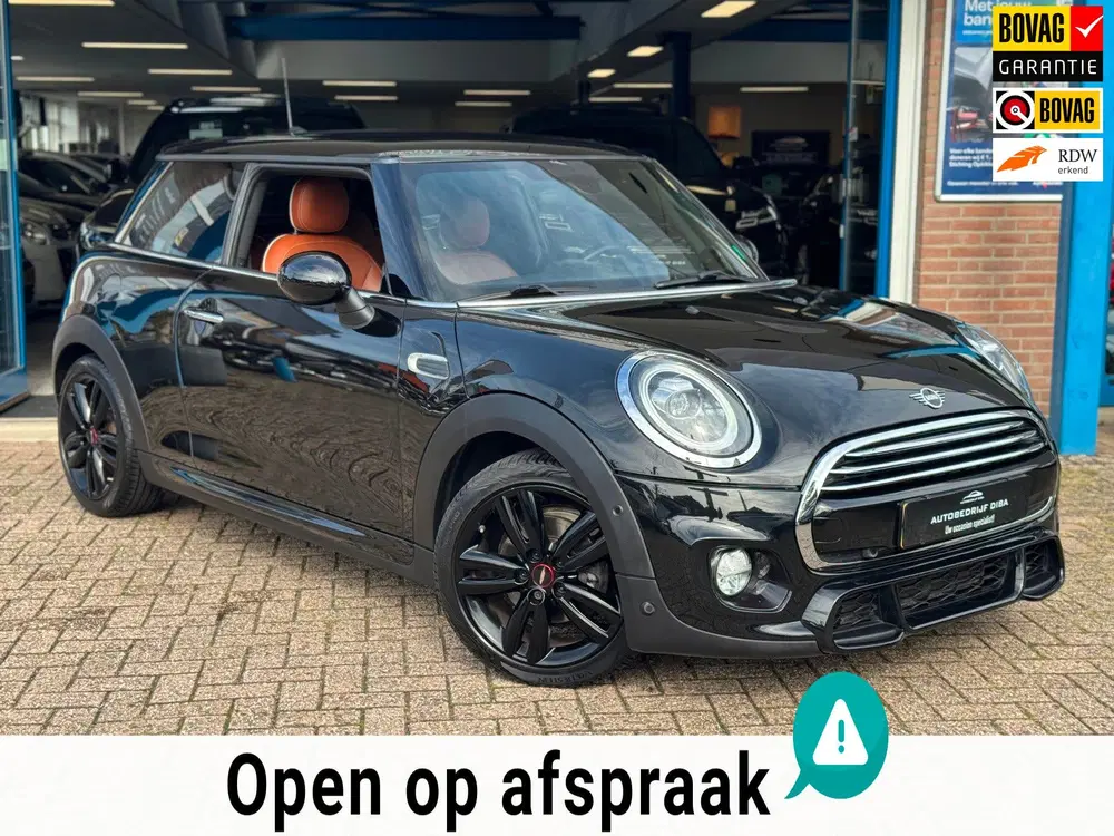 Mini Cooper 1.5 Cooper JCW 2019 ZWART NAVI LEDER LM NA uit 2019