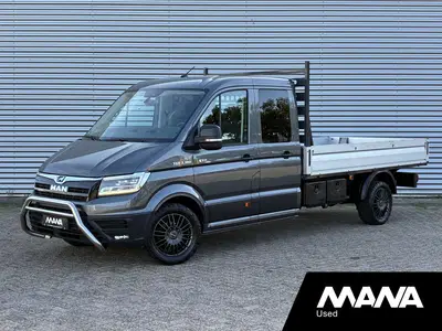 MAN TGE 35 2.0 3.180 L4 4x4 DC Open Laadbak LED Au uit 2022