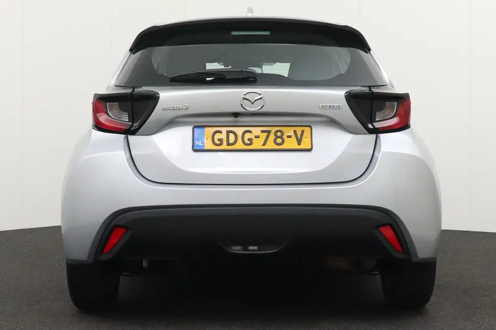 Mazda 2 Hybrid 1.5 93 PK Aut. Centre-line Camera S uit 2024, foto 4
