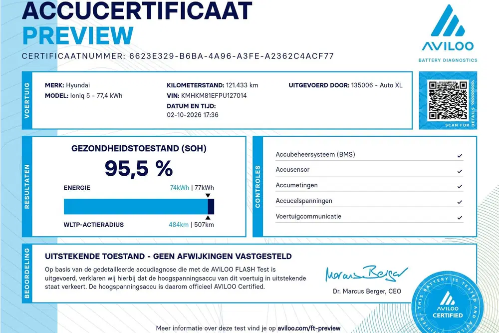 Hyundai IONIQ 5 Style 77.4 kWh (SoH 96%) Warmtepomp Adap. uit 2022, foto 2