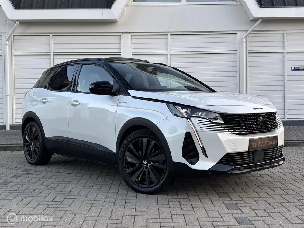 Peugeot 3008 1.6 HYbrid4 300 GT Panodak 19” leder Focal uit 2021, foto 4