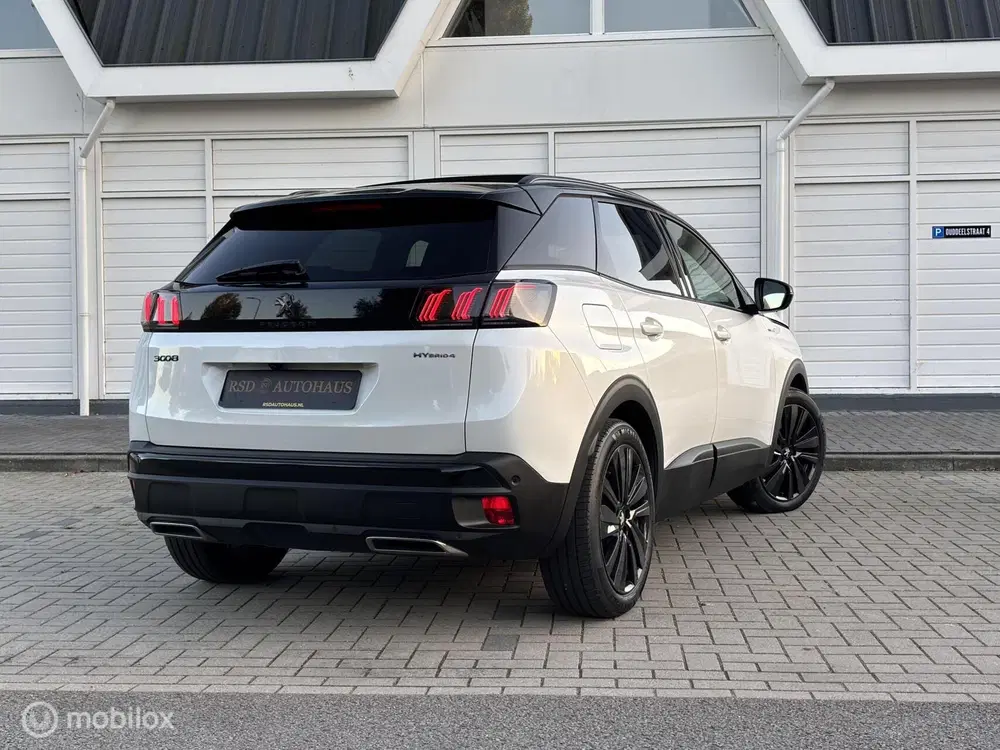 Peugeot 3008 1.6 HYbrid4 300 GT Panodak 19” leder Focal uit 2021, foto 9