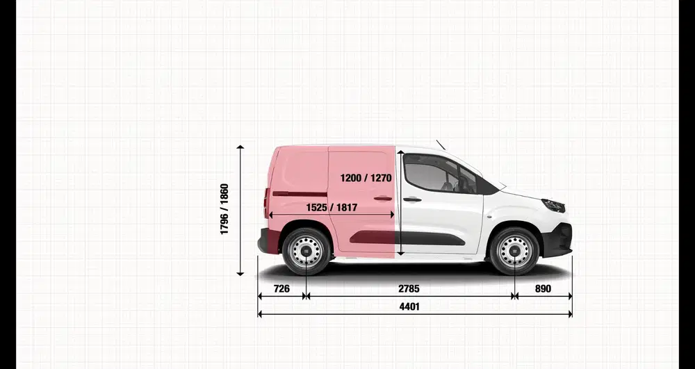 Fiat Doblo Doblò 1.5 BlueHDi 100 S&S L1 650kg uit 2026, foto 4