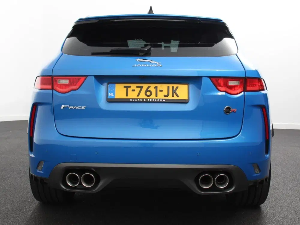 Jaguar F-Pace 5.0 V8 AWD SVR 551 pk Panorama dak Meridia uit 2019, foto 5