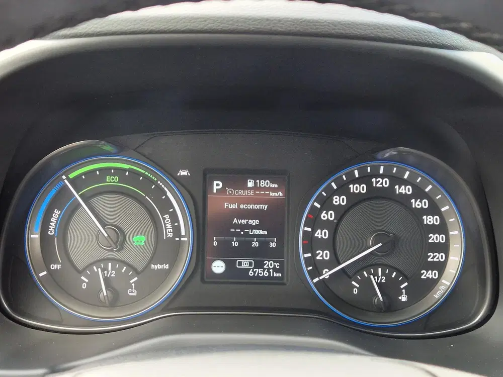 Hyundai KONA 1.6 GDI HEV Premium STOEL uit 2019, foto 9