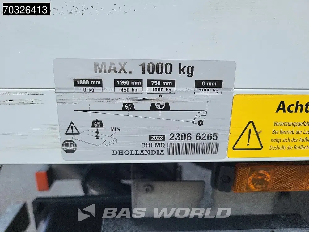 Iveco Daily 3.0L Automaat Bakwagen 1000KG Laadklep Luc uit 2024, foto 12
