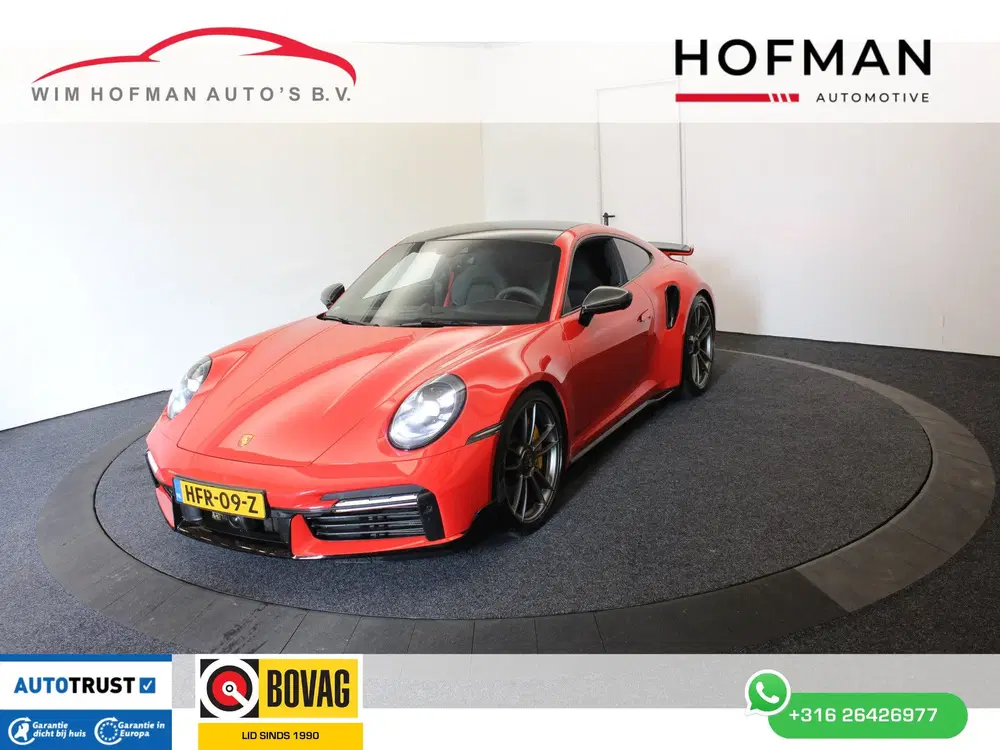 Porsche 911 3.8 Turbo S Aerokit Carbon Nose lift 360º uit 2022
