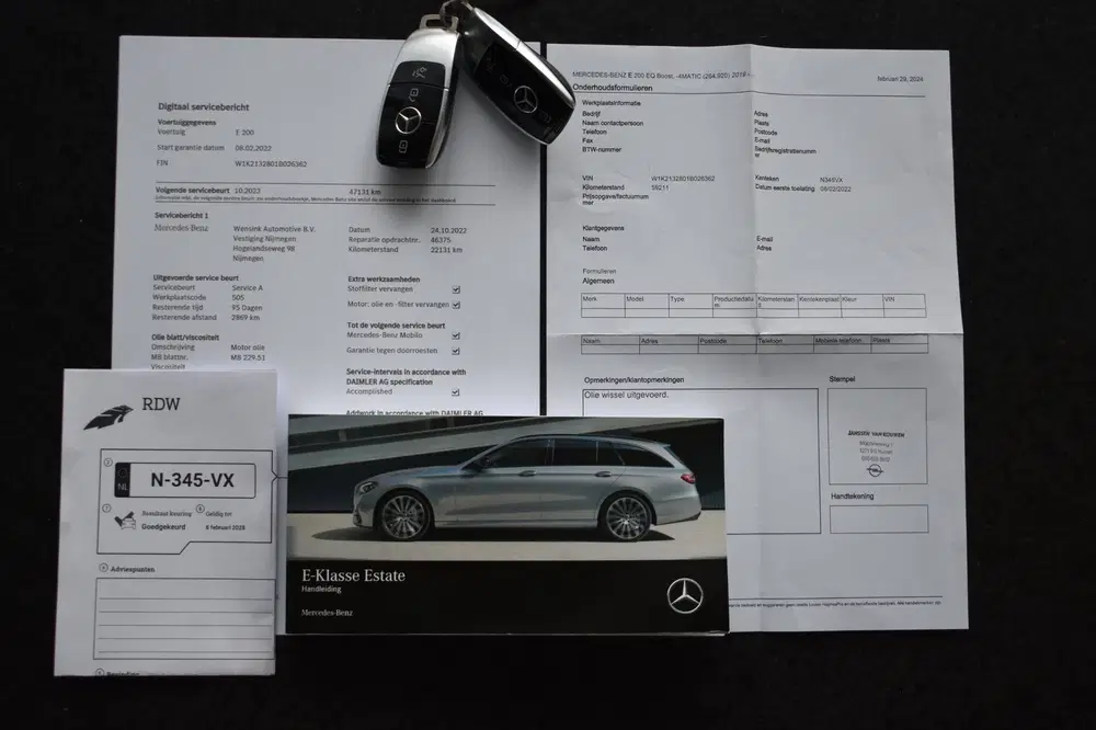 Mercedes-Benz E-Klasse 200 AMG NIGHT uit 2022, foto 9