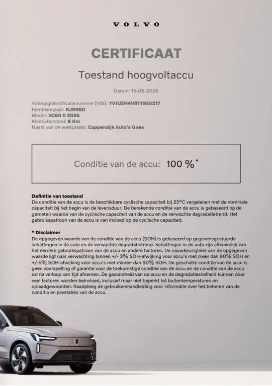 Volvo XC60 T6 398PK Recharge Ultra Dark uit 2026, foto 9