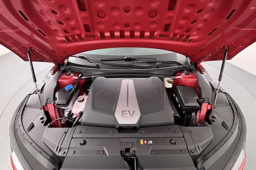 Kia EV6 Air 58 kWh Fel en flitsend onderweg met al uit 2022, foto 14