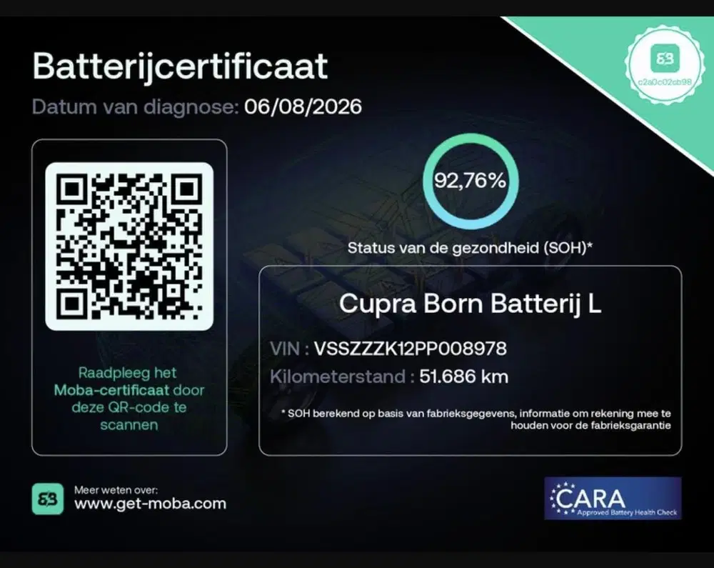 Cupra Born Business 62 kWh Fris design met elektrisch uit 2023, foto 10
