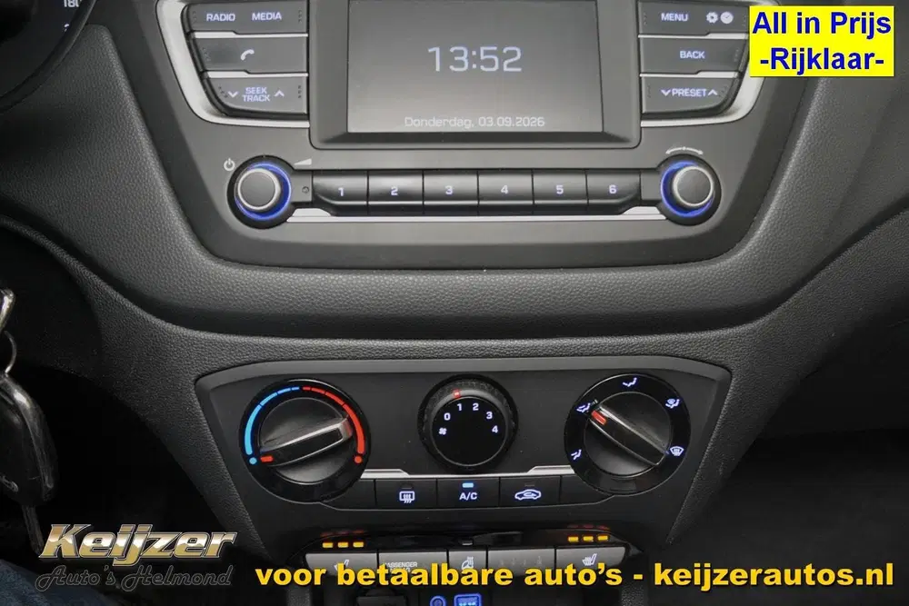 Hyundai i20 1.2 Active Nieuwstaat 4 cilinder uit 2019, foto 9