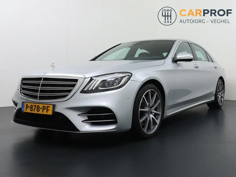 Mercedes-Benz S-Klasse 350 d 4Matic AMG Lang Sfeerverlichtin uit 2019
