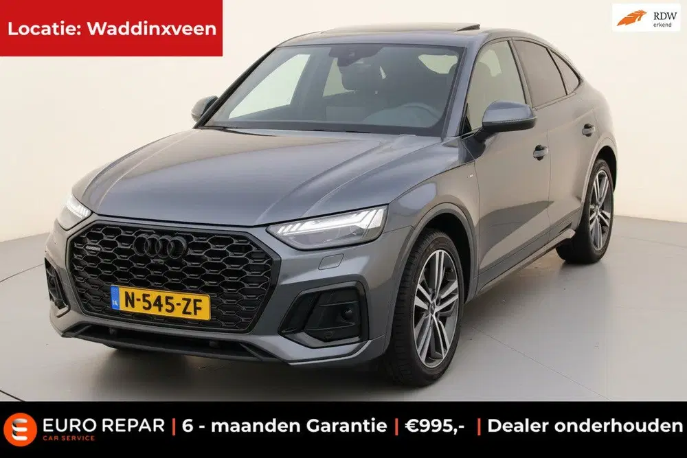 Audi Q5 55 TFSI e S-LINE PANO-DAK LUCHTVERING uit 2021