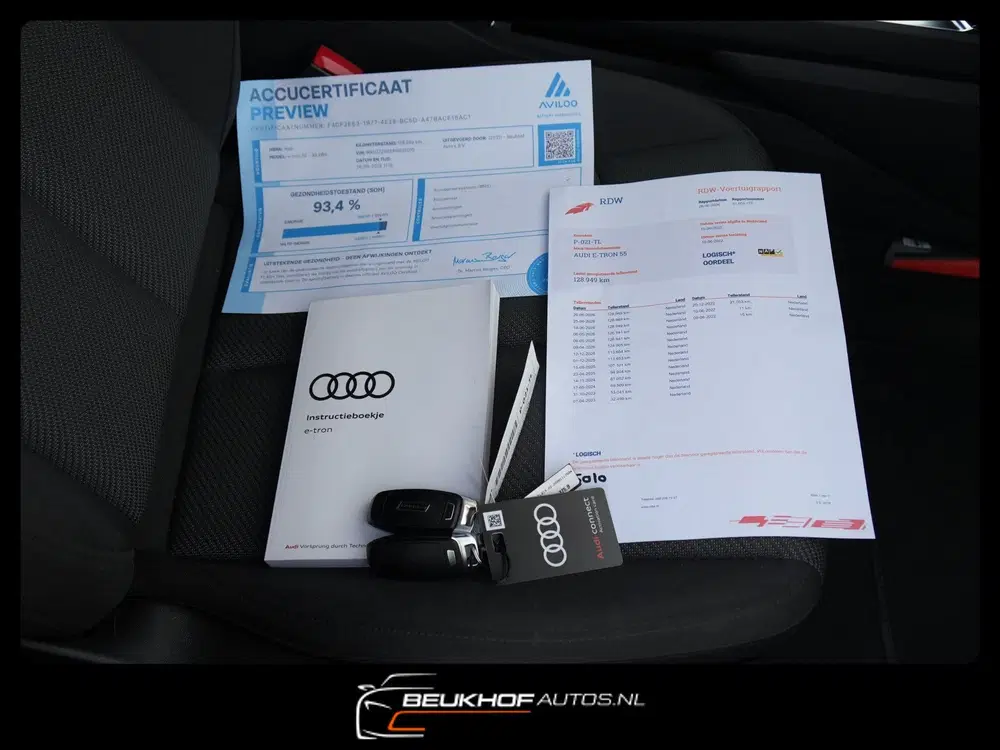 Audi e-tron 55 Quattro 95 kWh Cam Navi Luchtvering Soh uit 2022, foto 7