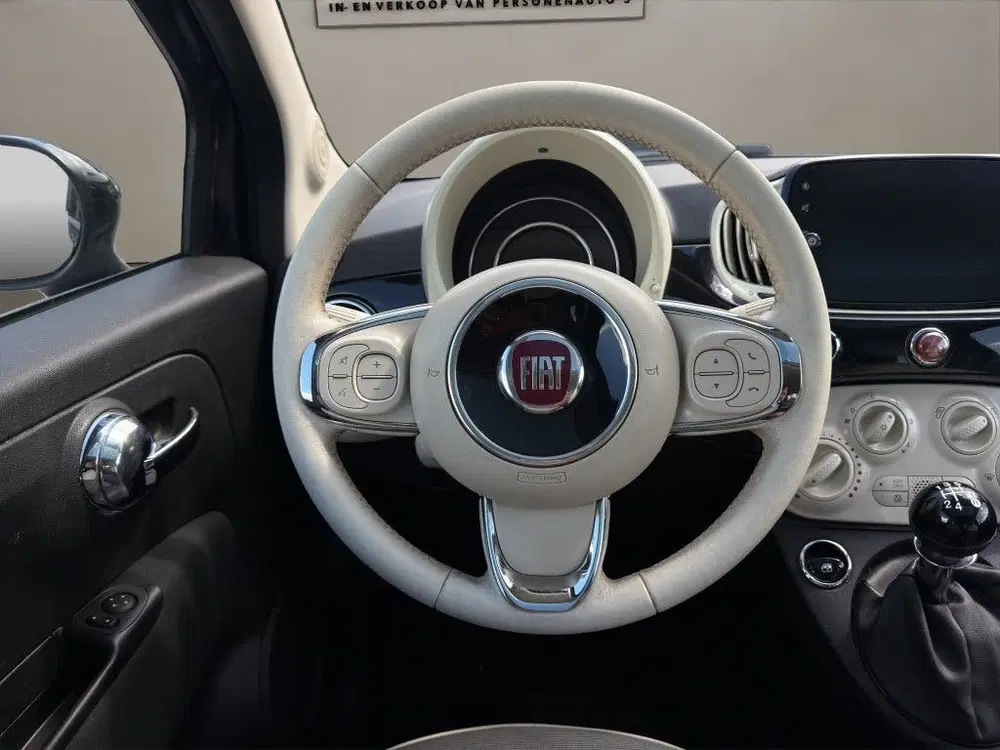 Fiat 500 1.2 Lounge 2019 ZWART uit 2019, foto 13