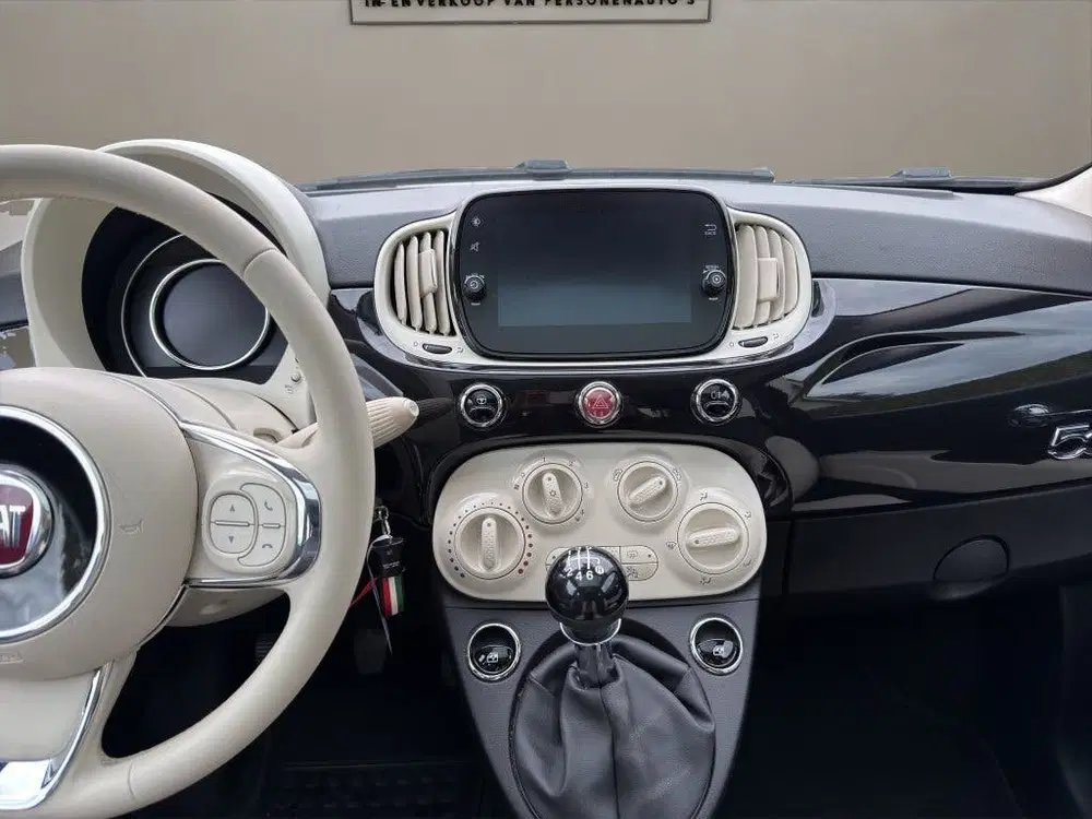 Fiat 500 1.2 Lounge 2019 ZWART uit 2019, foto 15