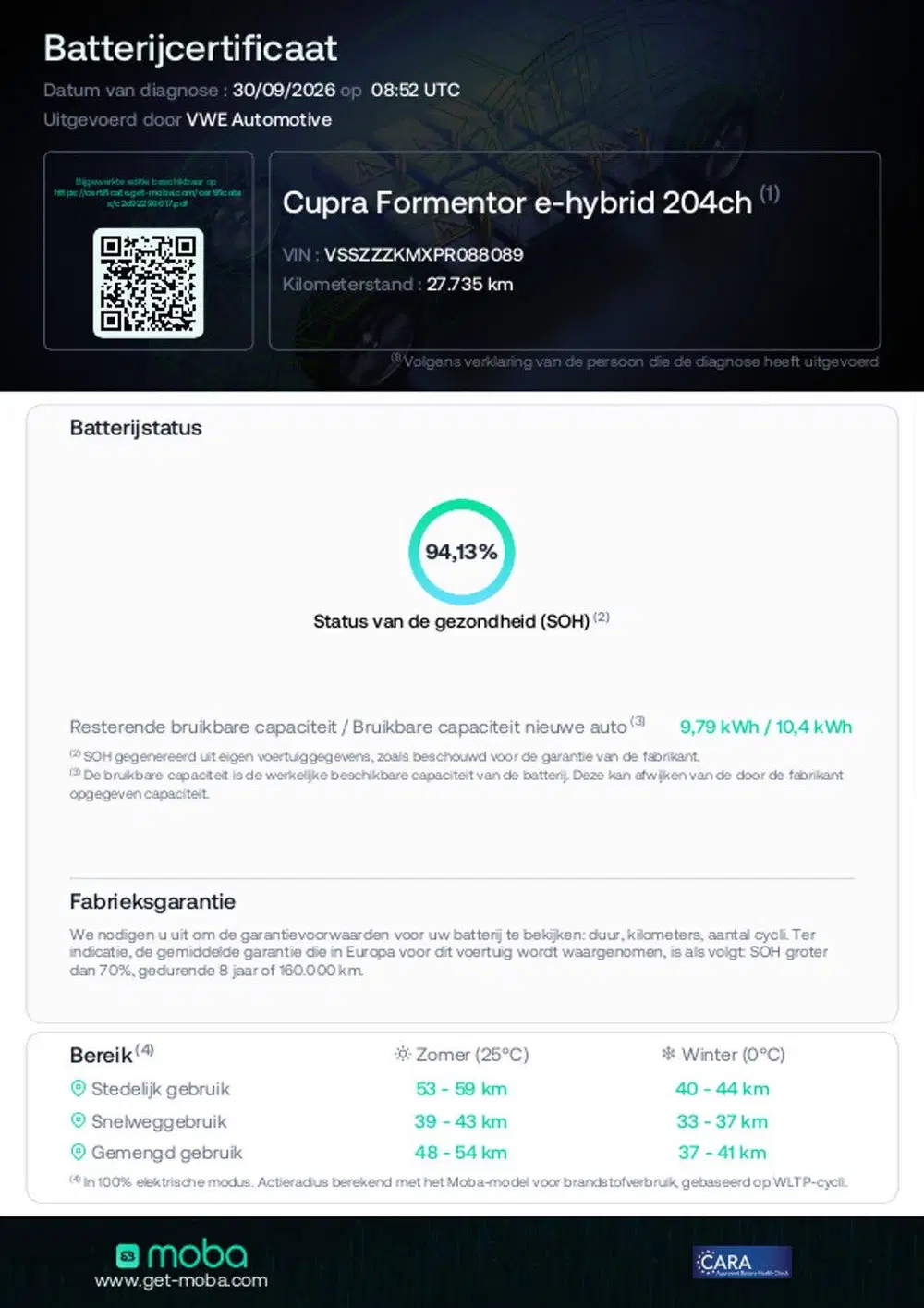 Cupra Formentor 1.4 TSI e-Hybrid Essential SOH-94% Panoram uit 2023, foto 11