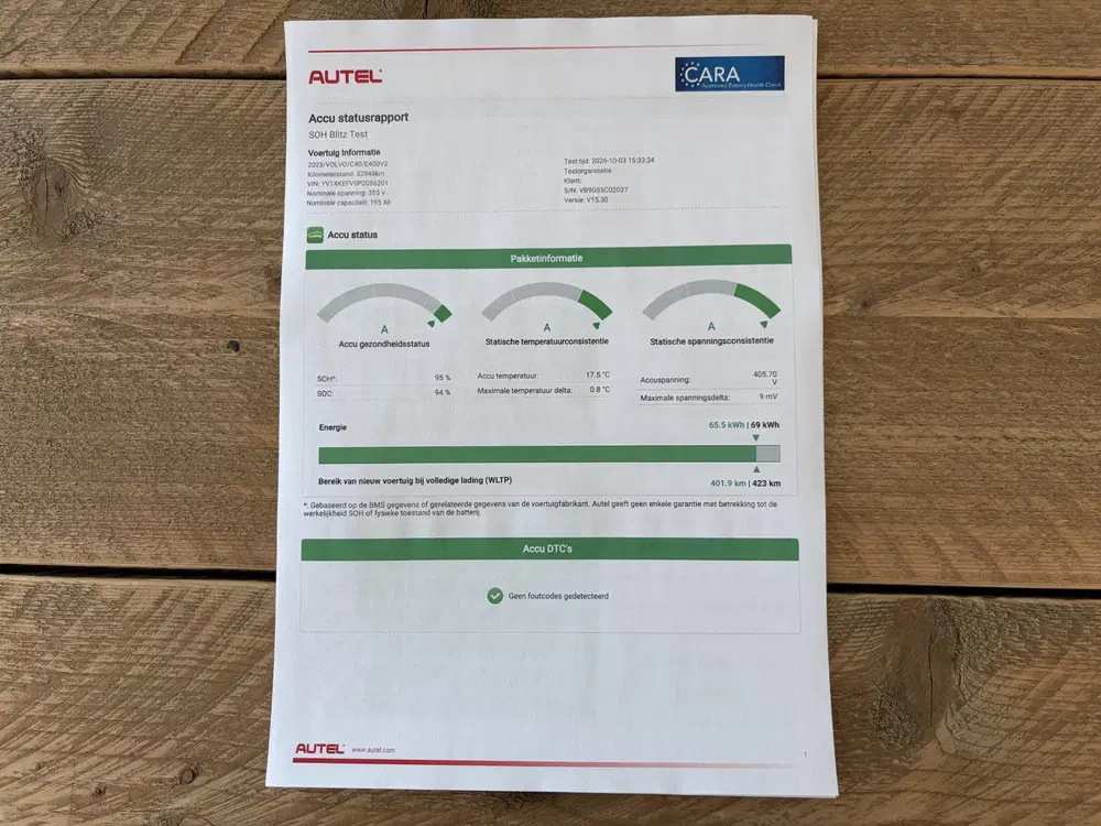 Volvo C40 Recharge Ultimate 69 kWh SOH 95% uit 2023, foto 7