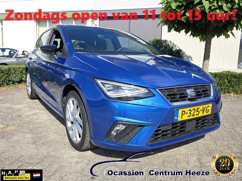 SEAT Ibiza 1.0 EcoTSI FR NL auto Carplay Lm Velgen Ap uit 2022