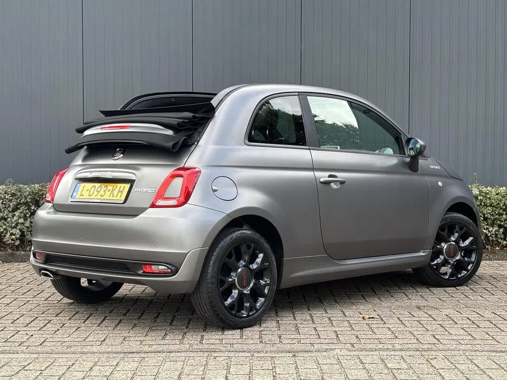 Fiat 500C 70pk Hybrid Sport Cabrio uit 2021, foto 3
