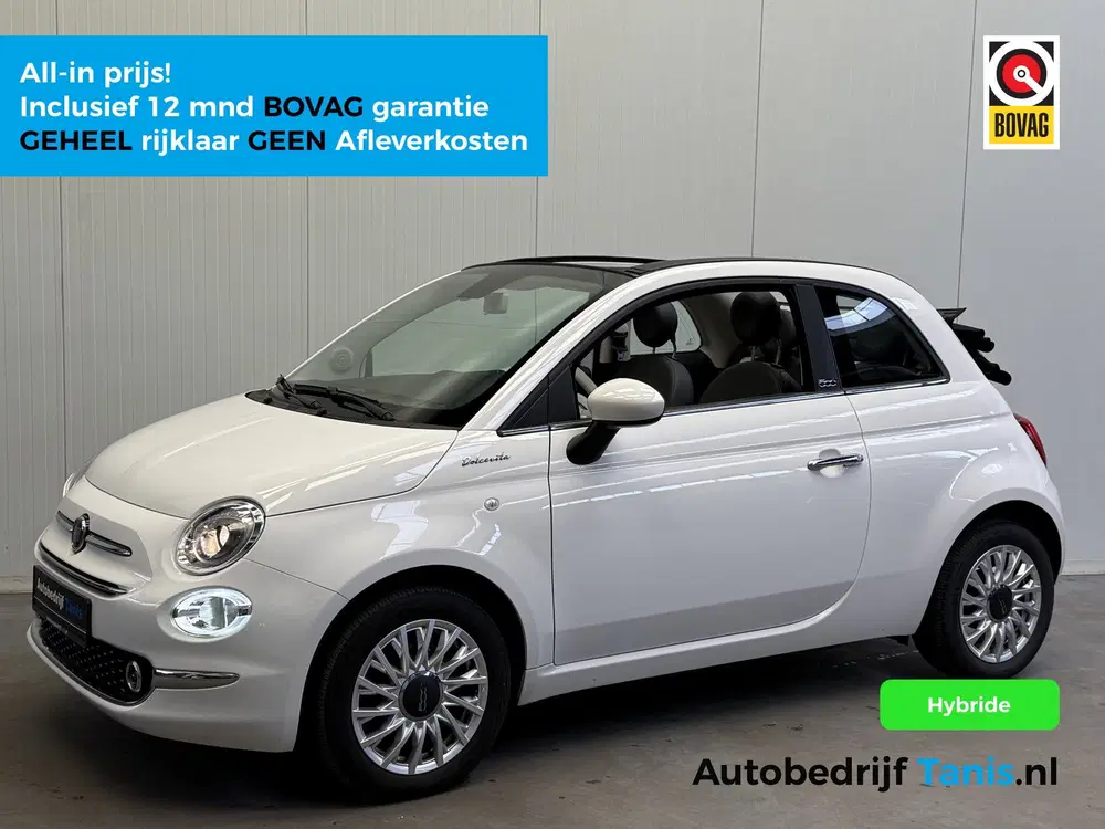 Fiat 500C 1.0 Hybrid Dolcevita AIRCO uit 2022