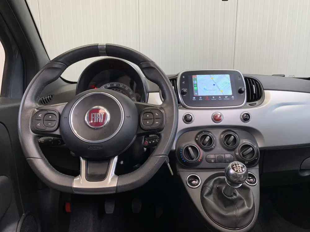 Fiat 500C 1.0 Hybrid Sport Cabriolet AIRCO-LEDER-NAV uit 2022, foto 6