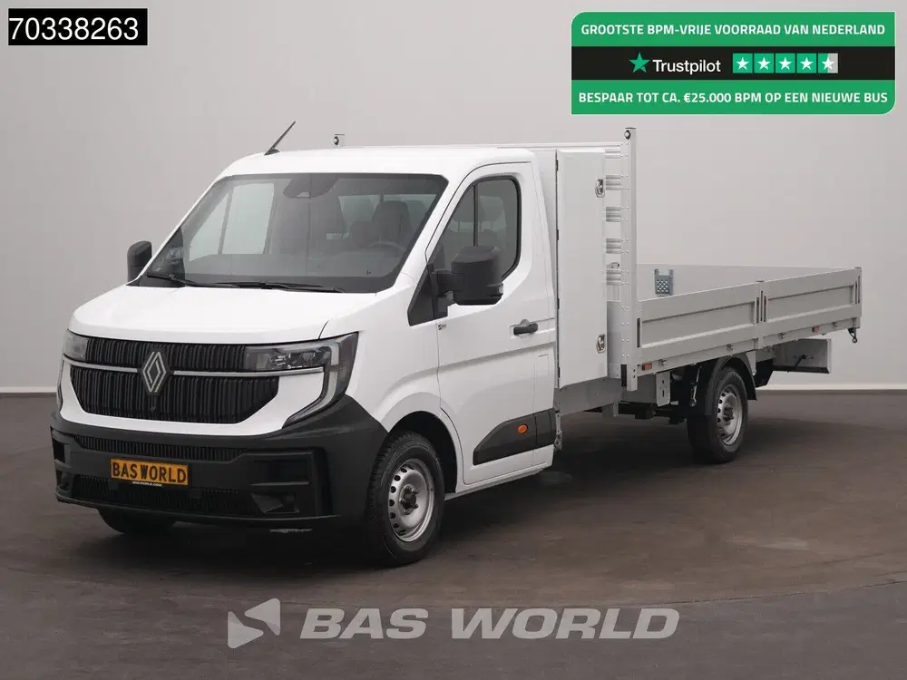 Renault Master 170PK Automaat Open Laadbak Airco Carplay uit 2026