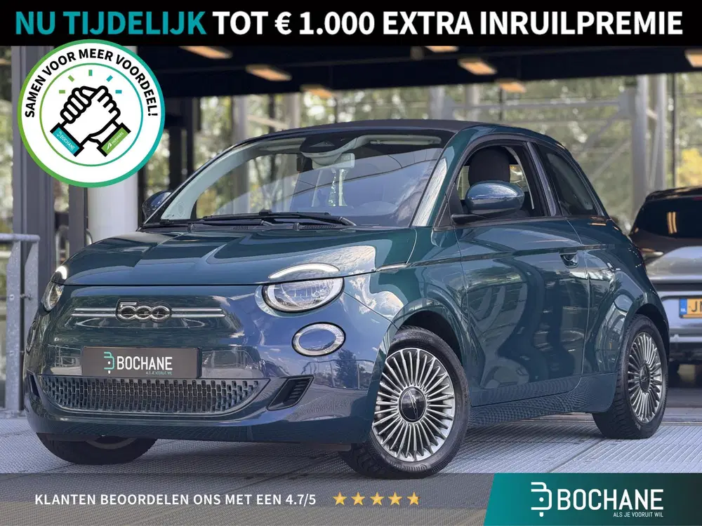 Fiat 500C Icon 42 kWh 118PK SOH 93 uit 2022