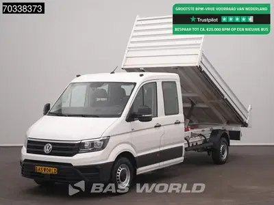Volkswagen Crafter 140pk Kipper Dubbele Cabine Trekhaak 7 zi uit 2019