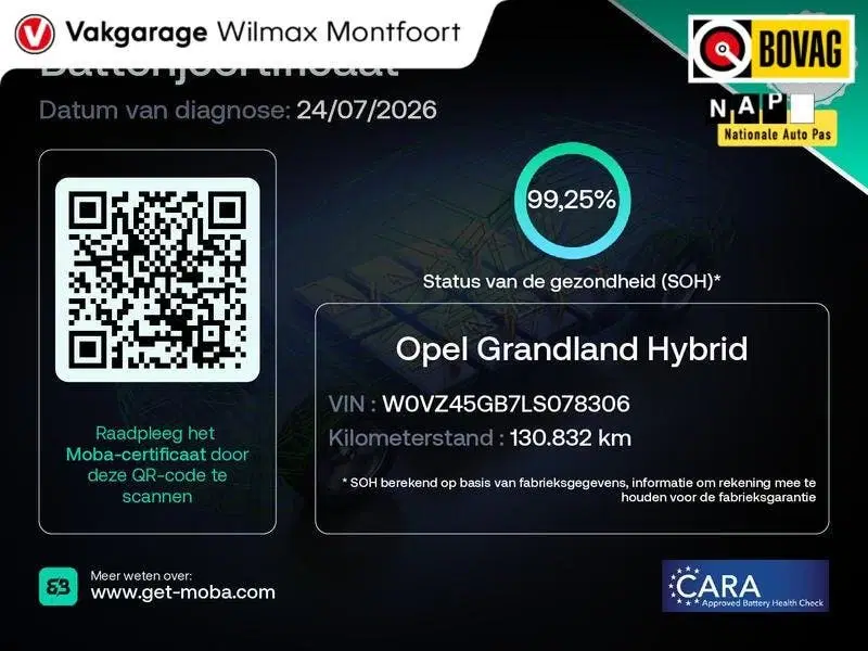 Opel Grandland 1.6 Turbo Hybrid4 244 PK Business Executiv uit 2020, foto 3