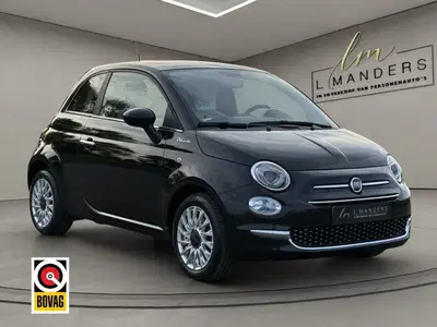 Fiat 500 1.0 Hybrid Dolcevita 2021 Zwart uit 2021