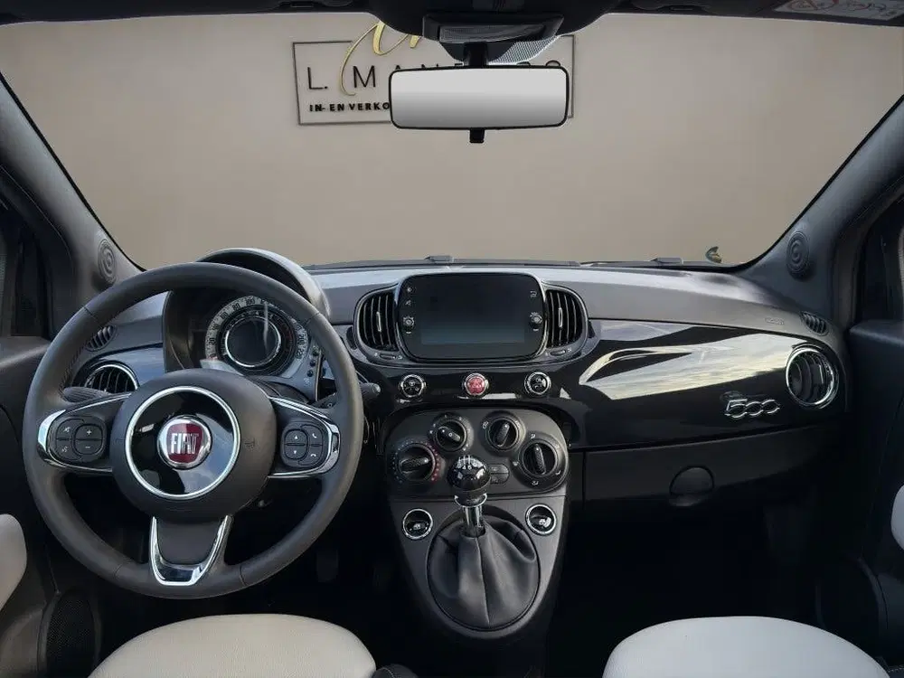 Fiat 500 1.0 Hybrid Dolcevita 2021 Zwart uit 2021, foto 3