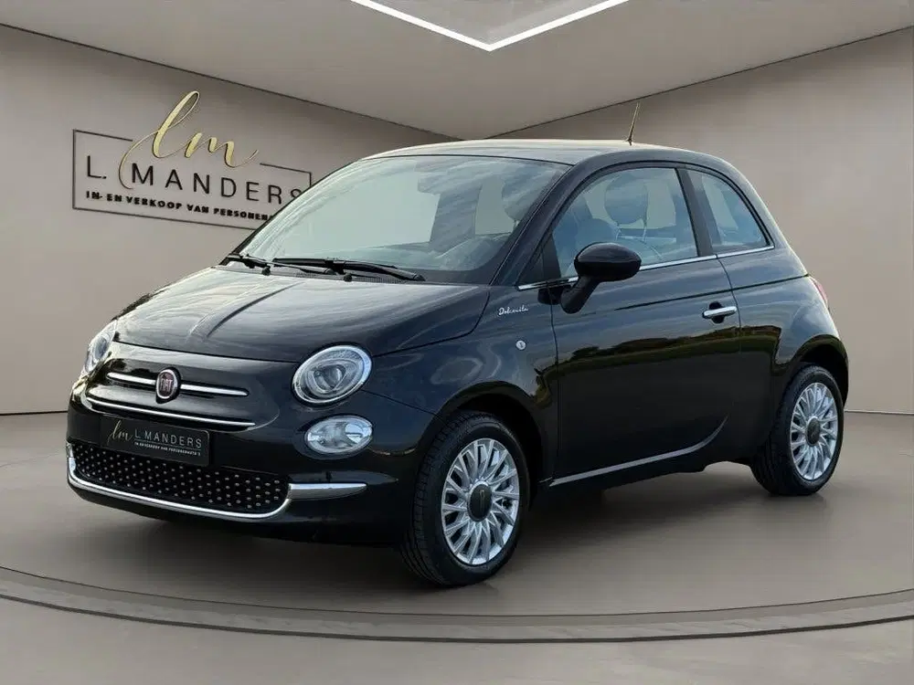 Fiat 500 1.0 Hybrid Dolcevita 2021 Zwart uit 2021, foto 6