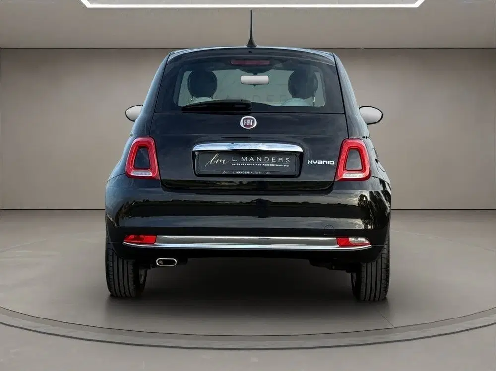 Fiat 500 1.0 Hybrid Dolcevita 2021 Zwart uit 2021, foto 9